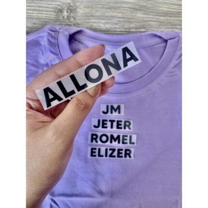 Custom Iron-On Name Labels | Personalized Waterproof Fabric Tags for Clothes & Uniforms