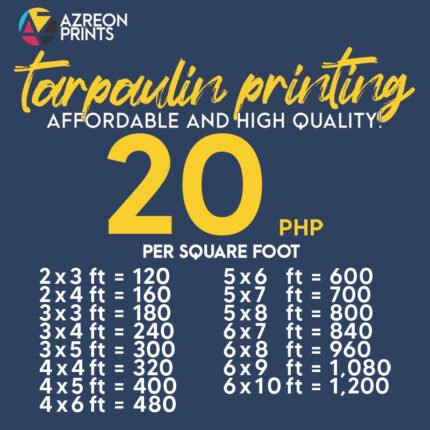 HIGH QUALITY AFFORDABLE TARPAULIN PRINTING | CUSTOMIZED